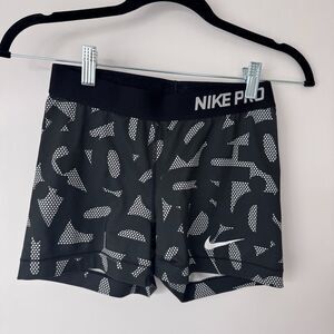 Womens Nike Pro Dri Fit Spandex 3" Inseam Compression Shorts Medium VGUC